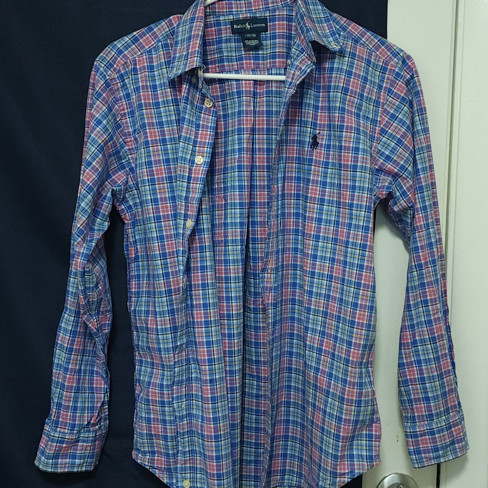 Ralph Lauren Checkered Button Down Shirt